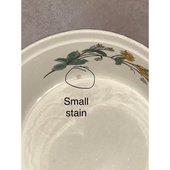 2 Vintage Woodwill Fine Floral Bakeware Bowls - Picture 6 of 14